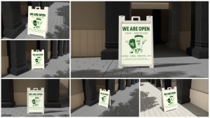 Videohive Stand Sign Mockup Product Promo template preview