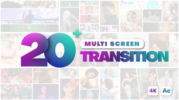 Videohive Multi Screen Transitions Elements template preview