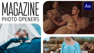 Magazine Photo Openers - Logo Reveal Video Displays template preview