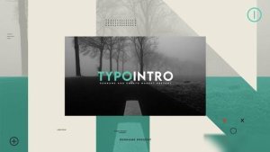 Videohive Typographic Clean Intro Openers template preview
