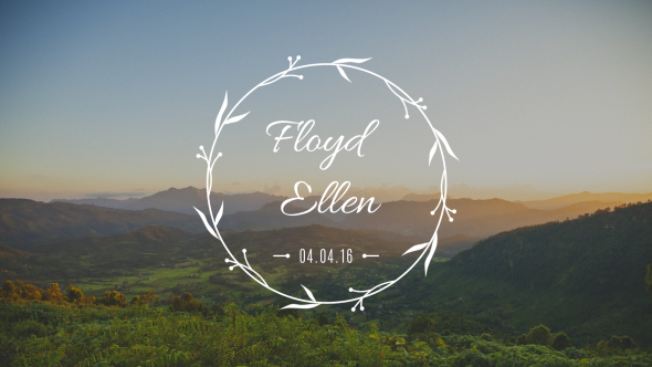 30 Wedding Titles Video Displays template preview