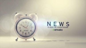 Videohive News Clock Logo Logo Stings template preview