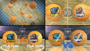 Videohive Basketball VS 2 Logo Stings template preview