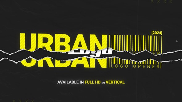 Videohive Urban Logo Opener 50627676 Logo Stings template preview