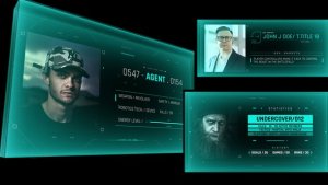Videohive HUD 3D Profiles 6 Elements template preview