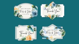 Label Flower Titles Video Displays template preview