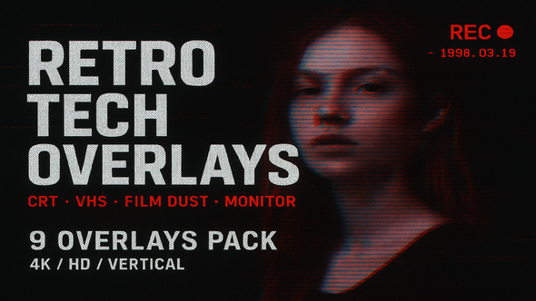 Videohive Retro Halftone Line Overlays Comic Print Texture FX Pack Elements template preview