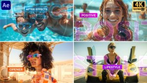 Videohive Positive Lifestyle Openers template preview