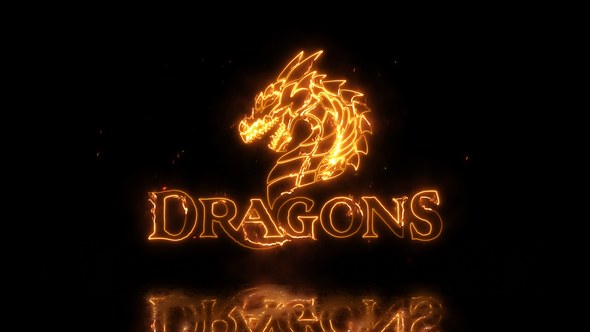 Videohive Dragon Fire Logo Logo Stings template preview