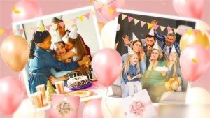 Videohive Happy Birthday Slideshow 44753520 Openers template preview