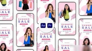 Videohive Summer Sale Instagram Story 57801485 Elements template preview