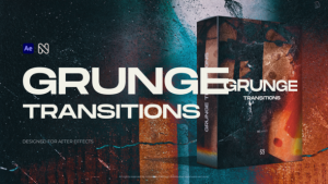 Videohive Grunge Transitions 56629501 Elements template preview