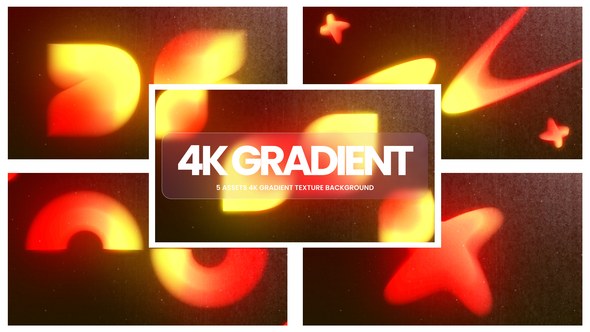 Videohive 4K Gradient Shapes After Effect Elements template preview
