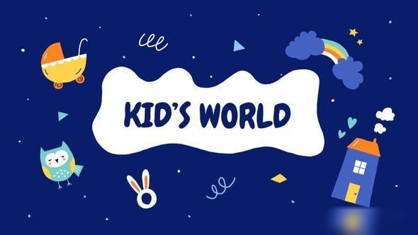 Videohive Kid's World Opener Openers template preview