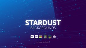 Videohive Stardust Backgrounds Elements template preview