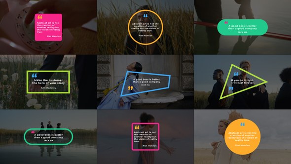 Videohive Quotes Titles | AE Titles template preview