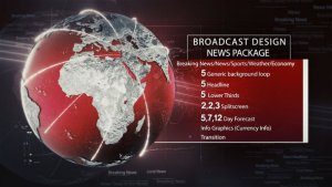 Videohive World News Broadcast Broadcast-packages template preview