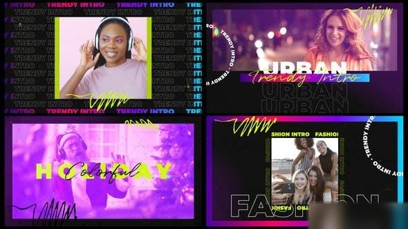 Videohive Trendy Urban Intro Openers template preview