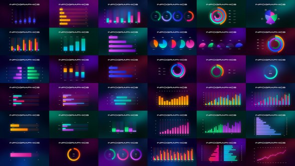 Videohive Moonlight infographics Infographics template preview