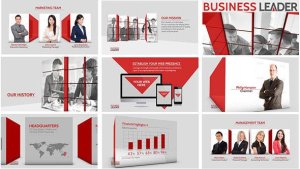 Business Leader Video Displays template preview