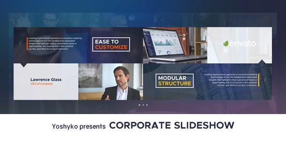 Business Presentation Video Displays template preview