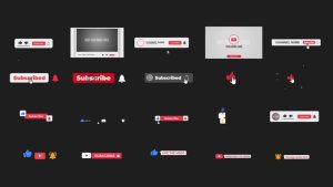 Videohive Youtube Subscriber Pack Openers template preview