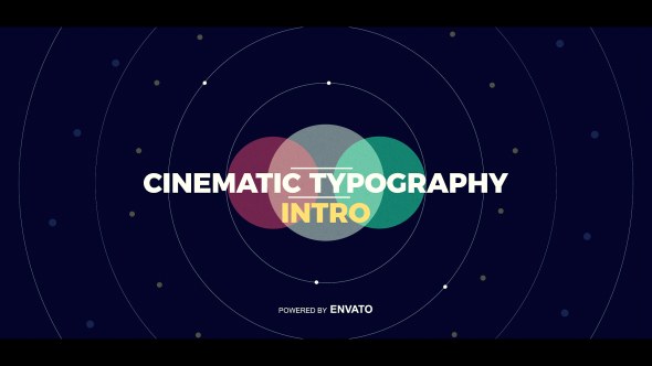 Creative Intro Video Displays template preview