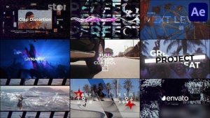 Videohive Claps Distortion for After Effects Openers template preview