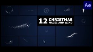 Videohive Christmas Magic Stars | After Effects Elements template preview