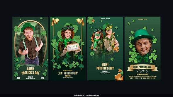 Videohive St Patrick Day Stories 57143435 Openers template preview