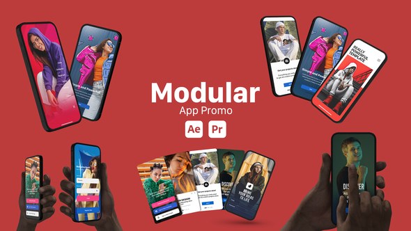 Videohive Modular App Promo 51501167 Product Promo template preview