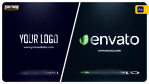Videohive Glitchy Light Logo Reveal Logo Stings template preview