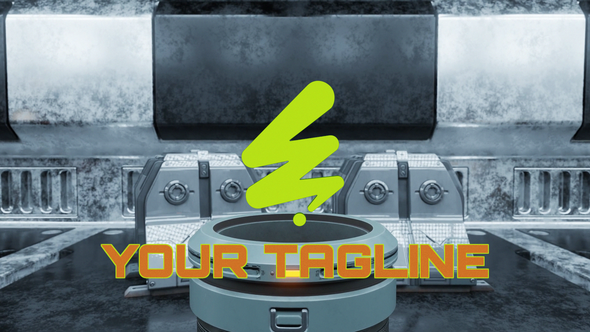 Videohive Spaceport Logo Reveal Logo Stings template preview