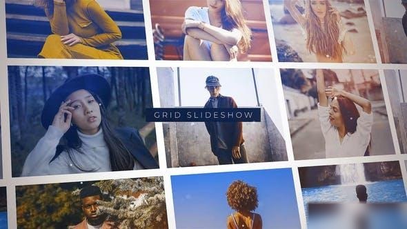 Videohive Grid Fashion Slideshow Openers template preview