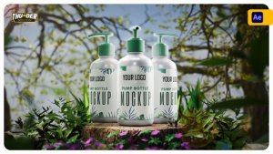 Videohive Pump Bottle Mockup Product Promo template preview