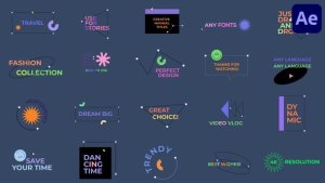 Videohive Creative Minimal Titles for After Effects Titles template preview