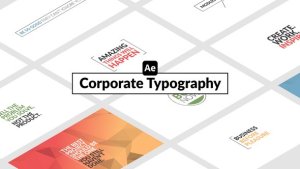 Videohive Corporate Typography 51671213 Infographics template preview