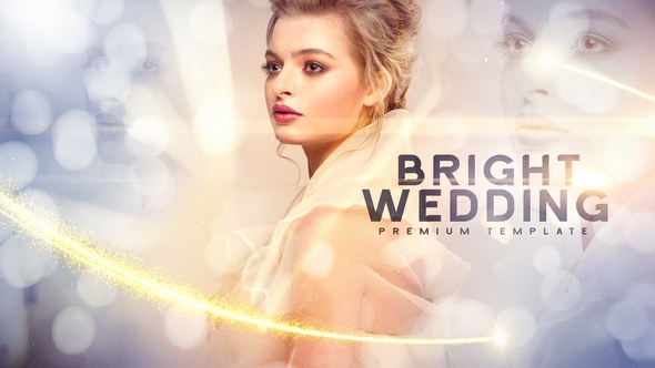 Videohive Bright Wedding Video Displays template preview
