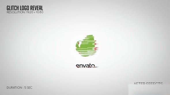 Videohive Glitch Logo Reveal 39423967 Logo Stings template preview