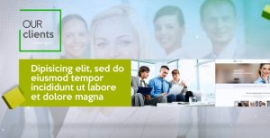 Promotion Company Video Displays template preview