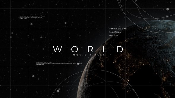 Videohive World Movie Titles Vol 0.2 Titles template preview