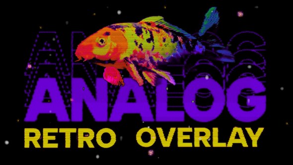 Videohive Analog Retro Overlay Elements template preview