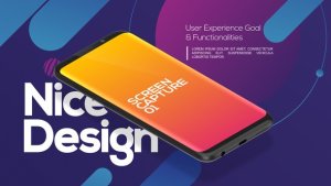 Stylish App Promo Kit Video Displays template preview