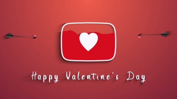 Videohive Valentine's Day (Youtube Logo) Logo Stings template preview