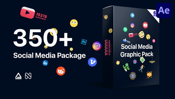 Videohive Social Media Graphics Pack Elements template preview