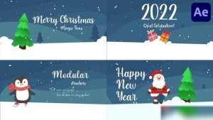 Videohive Christmas Greetings Scenes | After Effects Openers template preview