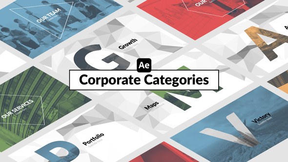 Videohive Corporate Categories Infographics template preview