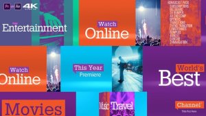 Colorful Broadcast Pack v2.0 Video Displays template preview