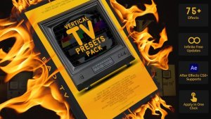 Videohive Vertical TV Presets Pack Elements template preview