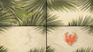 Videohive Sand Beach Summer Holidays Travel Logo Openers template preview